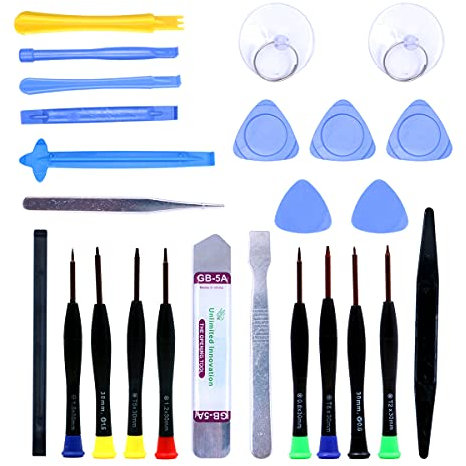 Tiardey Jeu de tournevis universel 20 en 1 Kit d'outils de réparation électronique professionnel pour la plupart des smartphones et ordinateurs