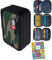 Goldkids St. Right XXL Federtasche Federmappe Federmäppchen 46-teilig gefüllte Schüleretui 3-stöckig 19 x 13 x 7 cm inkl. Hausaufgabenheft Moro Military