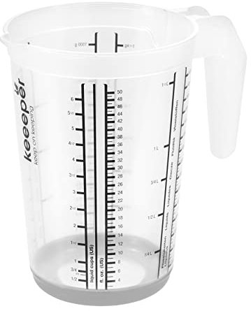 keeeper Pichet Doseur avec Fonction Antidérapante, 1,5 L, Massimo, Nordic Grey