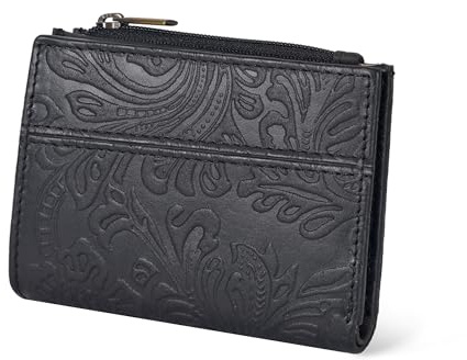Full Grain Leather Wallet for Teenager Women - RFID Bifold Coin Purse ID