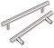 PinLin 20 Pack Kitchen Door Handles 90mm Hole Centre Brushed Nickel Cabinet Handles Stainless Steel Cupboard T Bar Handle (Screws Included)