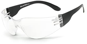 Chillout Rider® | occhiali biker, occhiali da sole biker, occhiali da sole per moto, occhiali da moto | antiappannamento, antivento, antiurto, flessibili | CR007 (trasparente)