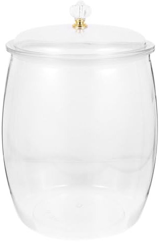 Kichvoe Tarro De Cristal Para Encurtidos Tarro De Fermentación De 6 5 L Recipientes Para Kimchi Con Sello De Agua Tapa Hermética Para Azúcar Botes Para Condimentos Para Fermentar