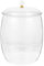 Kichvoe Tarro De Cristal Para Encurtidos Tarro De Fermentación De 6 5 L Recipientes Para Kimchi Con Sello De Agua Tapa Hermética Para Azúcar Botes Para Condimentos Para Fermentar