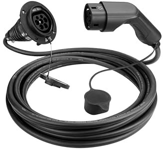 Green Wallbox - Verlängerung für Ladekabel Auto Typ 2-22kW - Elektroauto Ladekabel - Universal - Unterstützt auch 11kW, 7,4kW, 3,6kW Ladung - Länge 8 m