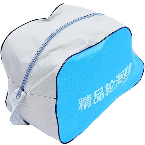 ibasenice Schlittschuhtasche Schlittschuh Handtasche Rollschuh-zubehör Handtasche Für Schlittschuhe Aufbewahrungstasche Für Schlittschuhe Schuhtasche Zum Skaten Oxford-Stoff Sky-Blue