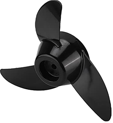 ZDETGU 3-Vane/Wing Outboard Propeller Replacement for 50lb-88lb Motors Plastic Marine Propeller for 12V/24V Engines WeedFree Shallow Performance Direct Fit Boat Accessory