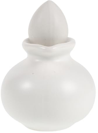 OSOLADY Oliera in porcellana: bottiglia da farmacia in ceramica da 40 ml - Piccolo dispenser per salsa di soia - Bottiglia decorativa da appoggio per aceto, olio d'oliva e condimenti da cucina