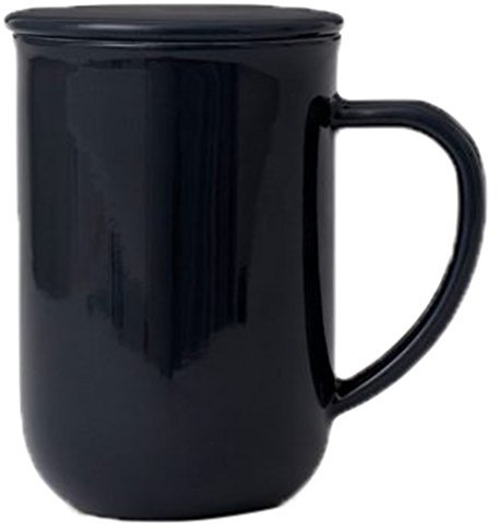 Viva Scandinavia-Balance Tee Tasse (0,5l), Porzellan, anthrazit blau, 13.2 x 9 x 14,2 cm