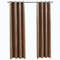 vidaXL 2X Vorhang Verdunkelung mit Ösen Verdunkelungsvorhang Kräuselband Ösen Schlaufe Thermo Gardine Blickdicht Samt Beige 140x245cm