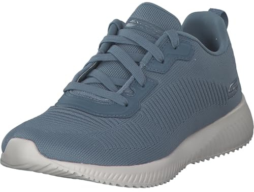 Skechers Women's Squad Tough Talk Sandal, Blue, 8 UK