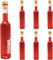 casavetro 6 x 500 ml Futura Bottiglie in Vetro da riempire, 0,5 l, Bottiglie per liquori, Grappa, aceto, Olio (6 x 500 ml)