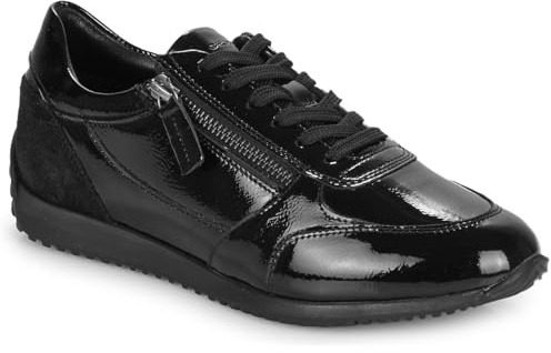 Geox D Calithe A, Mocasines Mujer, Negro, 38 EU