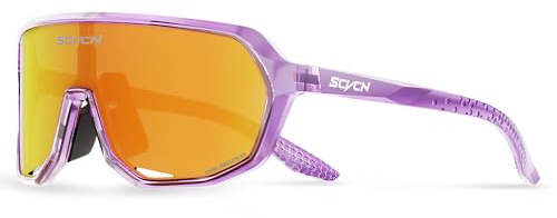 SCVCN Polarizadas Gafas Ciclismo Protección UV400 TR90 Deportivas Mujer Hombre Para MTB Ciclismo BMX Pesca Carrera Golf Conducción Softball Y Otros Deportes Al Aire Libre 14