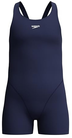 Speedo Girl's Endurance Plus Legsuit, Peacoat, 11-12