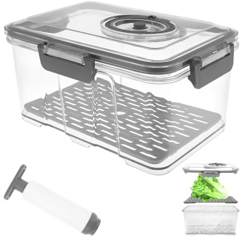 HZUIZXYO Bread Bin Airtight Bread Bins for Kitchen Counter, BPA Free Bread Box Enduring Bread Storage Easy to Clean Time Recording Bread Storage with Lid Bread Bins Container for Homemade Toast