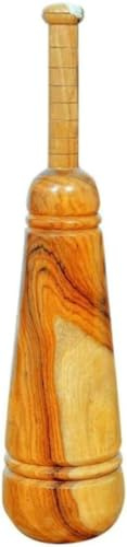 Mahaadev Creation Wood Special Tapper Design Wooden Indian Mugdar Clubs, Meel, Clubbell Mugdar (3, Kilograms)