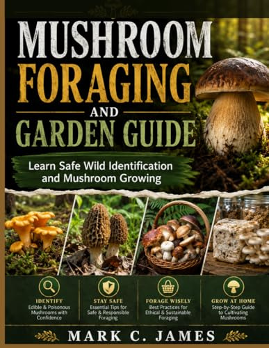 MUSHROOM FORAGING AND GARDEN GUIDE: Learn Safe Wild Identification and Mushroom Growing