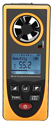 Ycauty GM8910 Digital Vindmätare med Hög Multifunktionell LCD-skärm Vindhastighetsmätare för hem- och Industribruk
