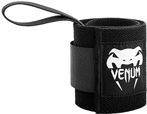 Venum, Hyperlift Gewichtheber Handgelenk Wickel, Unisex Erwachsene, Einheitsgröße, Schwarz