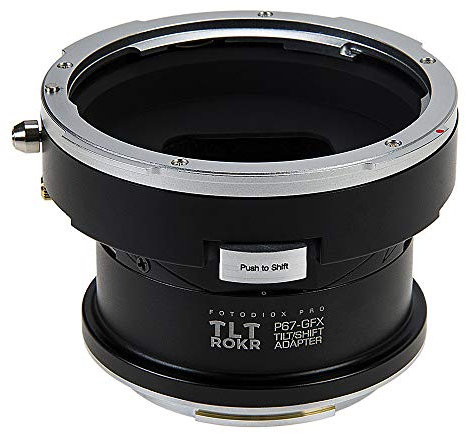 Fotodiox Pro TLT ROKR - Tilt/Shift Lens Mount Adapter Compatible with Pentax 6x7 (P67, PK67) Mount SLR Lenses to Fujifilm Fuji G-Mount GFX Mirrorless Camera Body