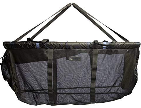 Sonik schwimmende Wiegeschlinge SK-TEK Floating Weightsling inkl. Transporttasche - Grüner Wiegesack mit Reißverschlusssicherung und Stormpoleadapter zu Sicherung, Größe:Large