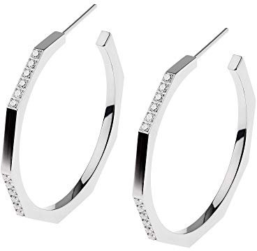 Ernstes Design Evia Ohrringe Creolen E549 Edelstahl mit Zirkonia