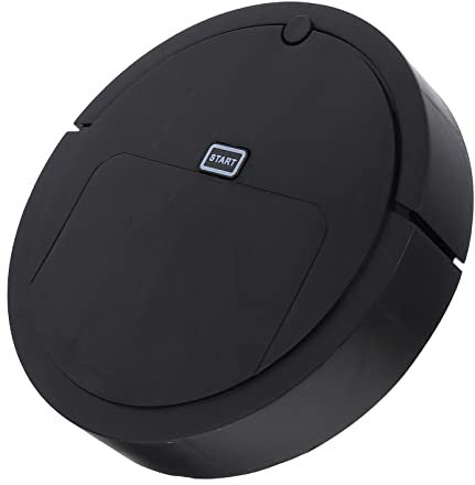 NUOBESTY Reinigungsroboter Spielzeug Bodenfeger Spielzeugroboter Staubsauger Spielzeug Kehrmaschine Reinigungswerkzeug Spielzeug Rollenspiel Spielzeug für Kinder (Schwarz)