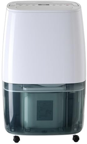 DE XI SEN LI Luftentfeuchter 25 Liter/Tag 5,5 Liter Wassertank 30m2 24 Stunden Timer Automatischer Luftentfeuchter Geeignet für Schlafzimmer, Wohnzimmer, Arbeitszimmer, Badezimmer