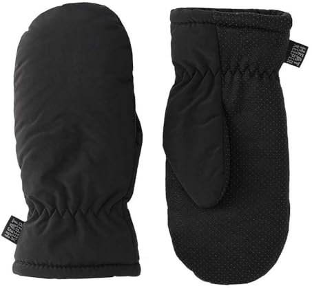 Mega Thermo Herren und Damen Fäustlinge Faushandschuhe mit Teddyfutter - bis -15°C - Innenseite Gefüttert - Damenhandschuhe - Herrenhandschuhe (L)