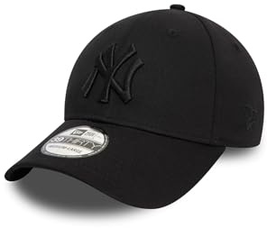 New Era Monochrome 39Thirty Cap NY Yankees Schwarz Schwarz, Size:M/L