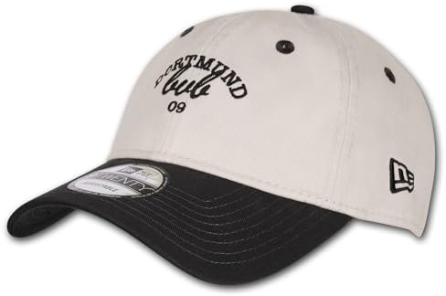 New Era BVB 09 Borussia Dortmund Weiß Schwarz Verstellbare 9Twenty Cap - One-Size
