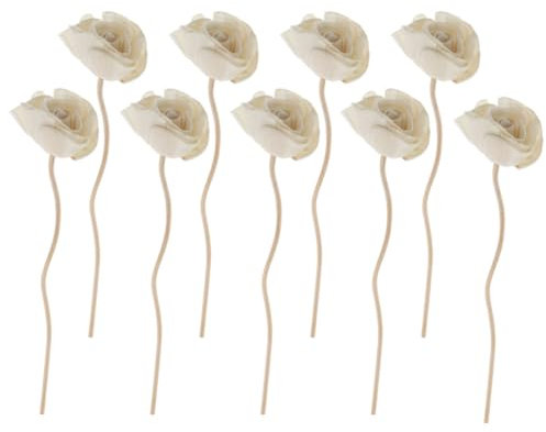 Luxshiny 9piezas Palos Aromáticos De Flores Secas para Difusor De Decoración Elegante para Hogar Oficina Aromaterapia Natural Diseño Refinado