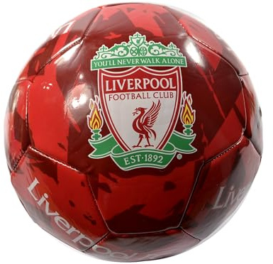 Hy-Pro Licenza ufficiale Liverpool F.C. Football – Taglia 5, design graffiti, Liverpool merchandise, allenamento, partita, collezione per bambini e adulti
