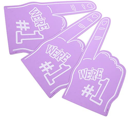 GAROZATION 3stücke Schaumstofffinger Für Sport Großes Party Spielzeug Junge Mädchen Spielzeug Schaum Eva Hand Finger Handschuhe Für Sport Treffen Geschäft