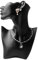 BORDEAG Espositore per gioielli, espositore per gioielli, elegante espositore per gioielli, accessori per collane, ottimo regalo (nero)