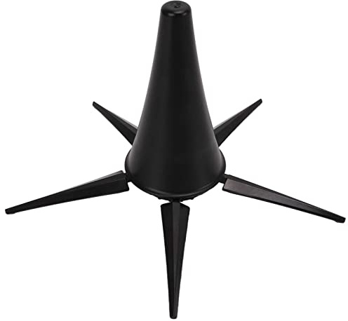 POENVFPO Support de Clarinette Portable, Conception Pliable à 5 Pieds, Construction en Fer ABS, Support Robuste pour Musiciens et Groupes