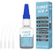 WAN2TLK Rubber Glue, Weatherproof Cement With 4 Applicator Nozzles, Fast Curing, for Tyres, Shoes, DIY Crafts, Edge, Inflatable Toy (25 Grams)