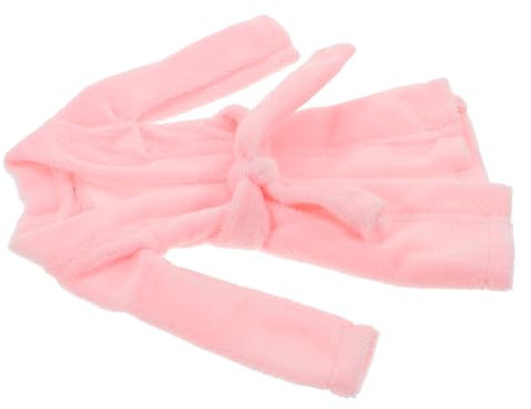 SOPOTUTU Mini-Bademantel Für Puppen Mini-puppenmantel Puppenkleidungszubehör Miniatur-puppenmantelzubehör Puppenkleidung Mini-Bademantel Puppenmantelzubehör Mini-bademantelzubehör