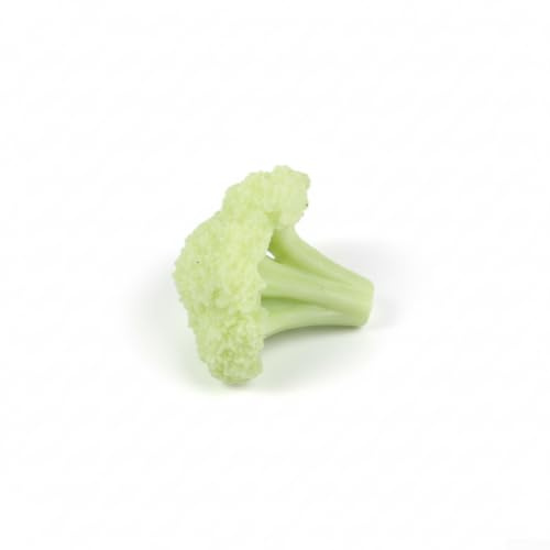 Generiskt set med 5 konstgjorda grönsaker broccoli PVC realistisk | Livstrogen design, detaljerad textur, autentisk för utseende, för juldekoration, skyltfönster (PVC cauliflower)