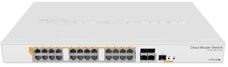 Mikrotik CRS328-24P-4S+RM - CRS328-24P-4S+RM Netzwerk-Switch gemanaged L2/L3 Gigabit Ethernet (10/100/1000) WeiÃ