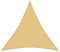 sunprotect 12015 Professional Sonnensegel, 3 x 3 x 3 m, Dreieck, Wind- & wasserdurchlässig, beige