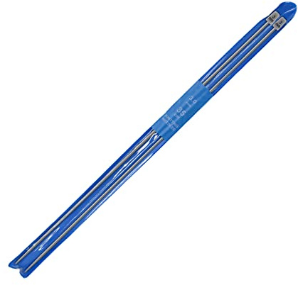 2 Pz/Set di Ferri da Maglia a Punta Singola Lunghi 35 cm in Alluminio Classici Ferri da Maglia Ferri da Maglia per Tessere Fatte a Mano Strumenti Fai da Te (3 mm)