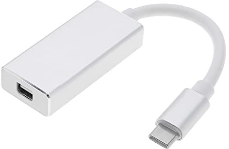 YINETTECH USB-C to Mini DP Adapter USB Type C to Mini DisplayPort Converter Cable for Computer PC Desktop Laptop Projector High-Definition Television Monitor Set-Top Box