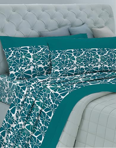 GEMITEX Completo Letto Cotone In, 100% COTONE, Traspirante, Privo di Sostanze Nocive, Qualità Certificata STANDARD 100 by OEKO-TEX Fiducia nel Tessile, MATRIMONIALE, G25/OTTANIO, Designed in Italy