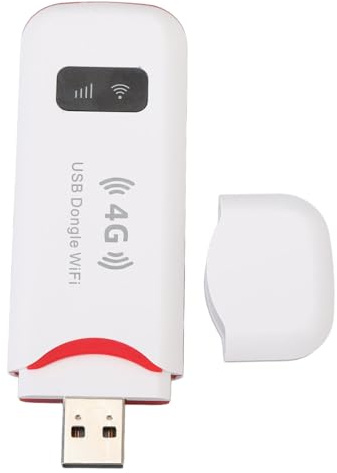 LICAEVEY Modem USB 4G LTE, Hotspot Mobile Wireless, Condivisione di 10 Utenti, Plug and Play, Router Portatile con Slot per Scheda SIM per Laptop per Uso Mobile All'Aperto