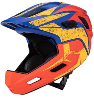 rockible Casco da Bicicletta per Bambini, con Imbottitura Staccabile, Leggero per Skateboard e Ciclismo, Orangina