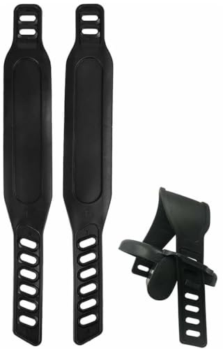 2 piezas Pedales Bicicleta Estática, Con Correas Ajustables Pedales De Bicicleta De Repuesto, Antideslizante, Para Bicicletas De Ejercicio