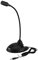 Richer-R Flexibles PC-Tischmikrofon, Flexible Schwanenhals Desktop Microphone 3,5mm Klinke,rutschfest Standfuß PC Kondensator Mikrofon Ständer Mikro für Bürotreffen Online-Chat Karaoke usw.(Black)