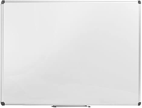 Danieli | Lavagna Bianca Magnetica Murale 120x90 BOARD023. White Board da Ufficio con Pannello Bianco Scrivibile a Secco e Cancellabile